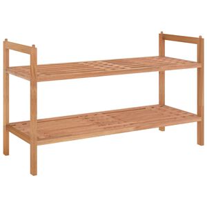 vidaXL Stalak za cipele 69 x 27 x 41 cm od masivnog drva oraha
