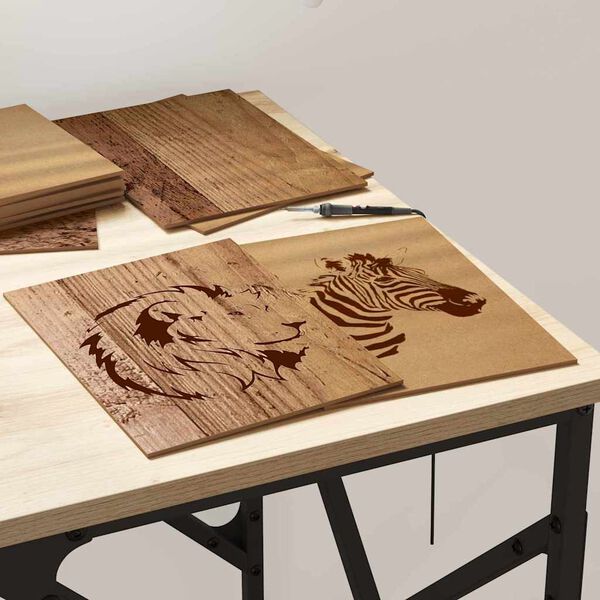 vidaXL Dekor Paneli 12 pcs Staro drvo 21 x 30 x 0,27 cm