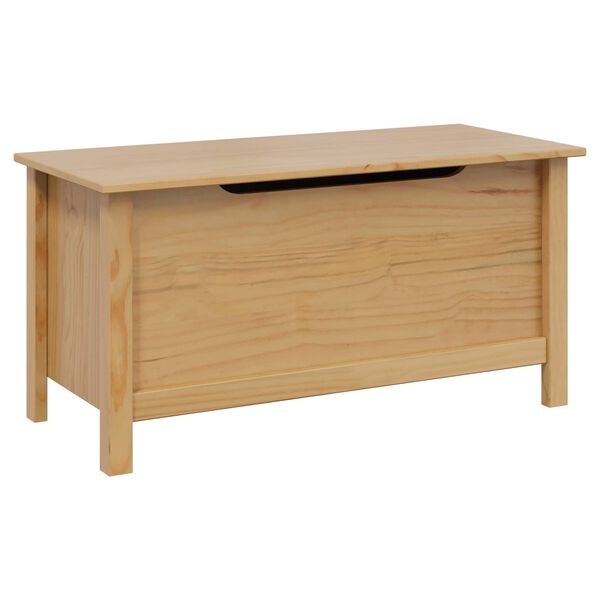 vidaXL Kutija za spremanje s pohranom Medeno smeđa 90 x 40 x 45 cm