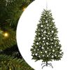 vidaXL Umjetno božićno drvce 180 cm 300 LED lampica Topla bijela