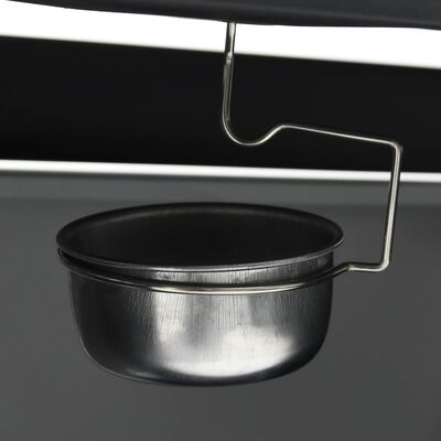 vidaXL Plinski roštilj s 4 +1 zonom za kuhanje crno-srebrni čelični