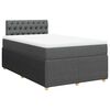 vidaXL Krevet box spring s madracem tamnosivi 120 x 190 cm tkanina
