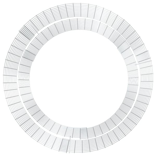 vidaXL Gabionsko loži&scaron;te &Oslash; 100 cm od pocinčanog željeza