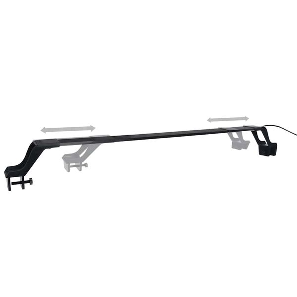 vidaXL Akvarijsko LED svjetlo sa stezaljkama 55 - 70 cm plavo-bijelo