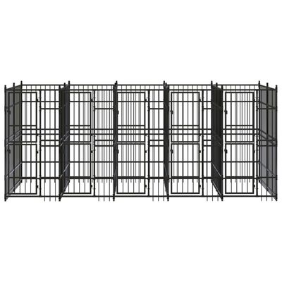 vidaXL Vanjski kavez za pse čelični 9,22 m²