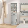 vidaXL Highboard Betonski sivi 40 x 40,5 x 135 cm Konstruirano drvo