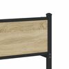vidaXL Metalni okvir kreveta bez madraca boja hrasta sonome 100x190 cm