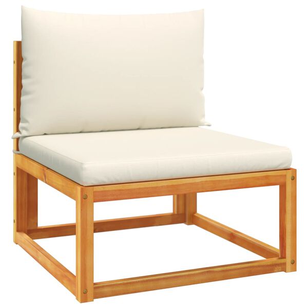 vidaXL Vrtni set od 6 dijelova s jastucima, akacija i uže