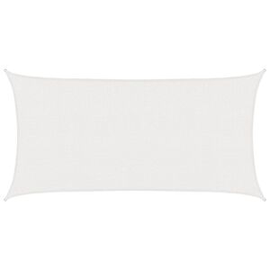 vidaXL Jedrilica za sunčevu sjenu Bijela 2 x 6 m HDPE