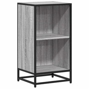 vidaXL Ormar za knjige sivi sonoma 40x35x76 cm konstruirano drvo