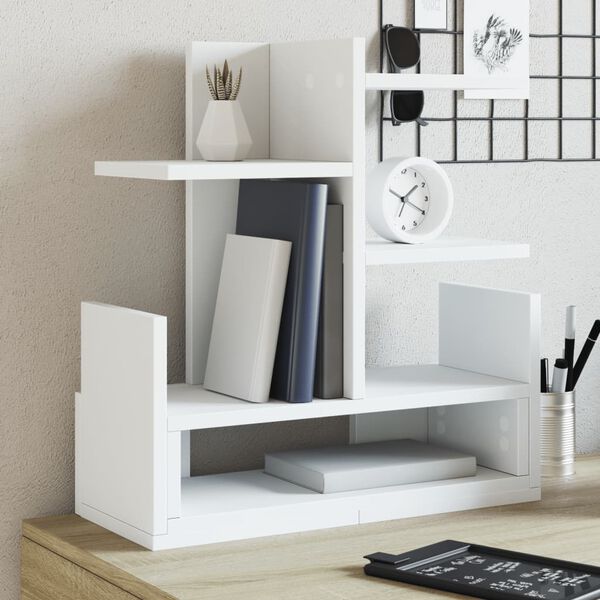 vidaXL Organizator za stol bijeli 49 x 20 x 52,5 cm konstruirano drvo