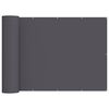 vidaXL Zaslon za privatnost na balkonu 150 x 400 cm Polyester Antracit