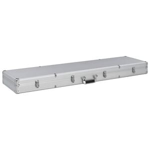 vidaXL Kutija za oružje srebrna 134 x 35 x 12 cm aluminijska