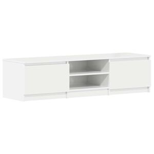vidaXL TV ormarić visoki sjaj bijeli 140x40x35,5 cm konstruirano drvo