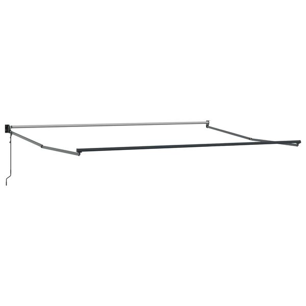 vidaXL Električni sklopivi okvir tende Antracit 4 x 2 m Aluminij