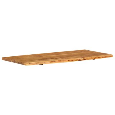 vidaXL Vrh za kupaonski ormarić od bagremovog drva 114x52x2,5 cm