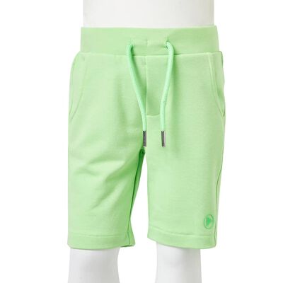 Dječje kratke hlače fluorescentno zelene 92