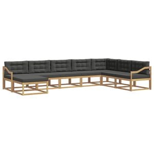 vidaXL Set vanjskih sofa 8 kom. Bijela i antracit