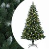 vidaXL Umjetno božićno drvce 120 cm 150 LED lampica Topla bijela