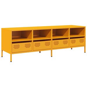 vidaXL TV ormarić boja senfa 135x39x43,5 cm čelični