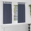 vidaXL Zavjese za blackout s prstenovima 2 pcs Antracit 175 x 140 cm