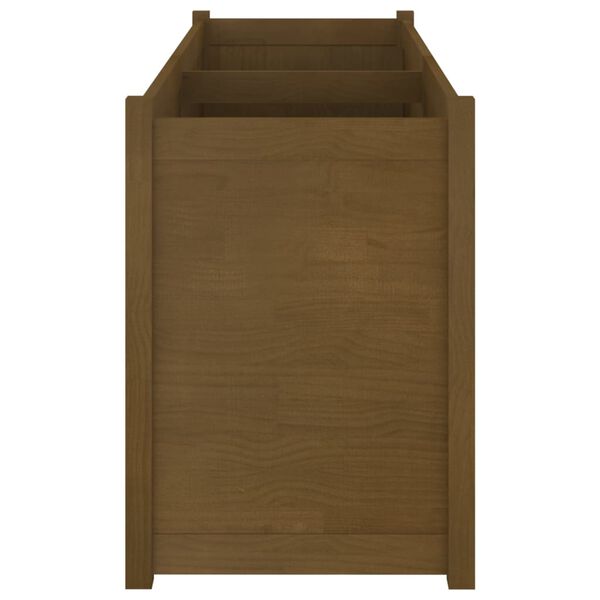 vidaXL Vrtna sadilica smeđa boja meda 150x50x70 cm od masivne borovine