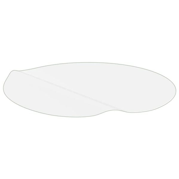 vidaXL Zaštita za stol prozirna Ø 110 cm 1,6 mm PVC