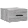 vidaXL Zidni noćni ormarić boja sivog hrasta sonome 35 x 35 x 20 cm