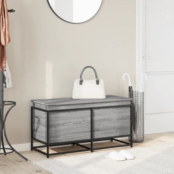 vidaXL Kutija za pohranu boja hrasta 100x40x51,5 cm konstruirano drvo