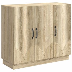 vidaXL Kreveta Hrast sonoma 89 x 34,5 x 77 cm Konstruirano drvo