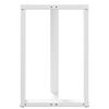 vidaXL Noge za barski stol T-oblika 2 kom Bijele 60x35x(90-91) cm Čelik
