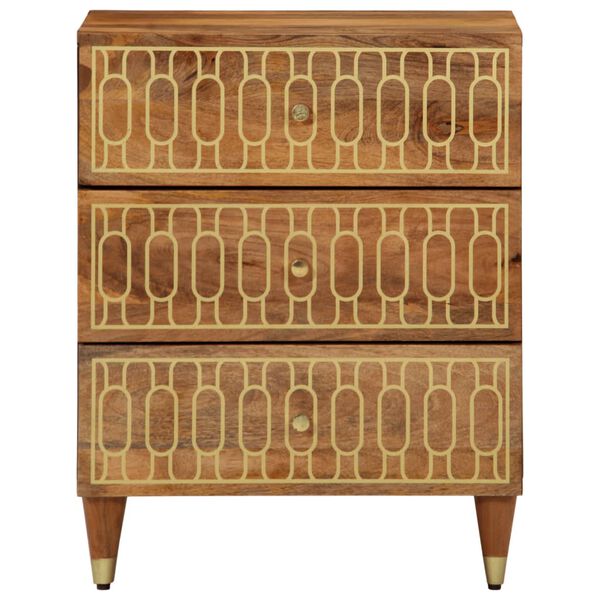 vidaXL Noćni ormarić 50 x 33 x 62 cm od masivnog drva manga