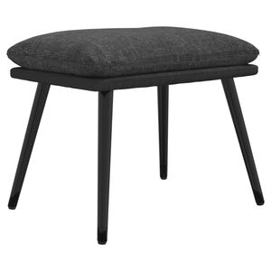 vidaXL Tabure tamnosivi 45x29,5x35 cm od tkanine i umjetne kože