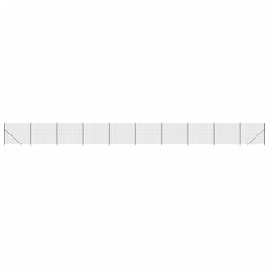 vidaXL Ograda od žičane mreže s prirubnicom antracit 1,4 x 25 m