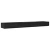 vidaXL Ladice za krevet Crni hrast 200 x 36,5 x 16,5 cm