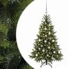 vidaXL Umjetno božićno drvce s kuglicom 120 cm 150 LED lampica