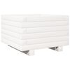 vidaXL Vrtna sadilica bijela 40x40x26,5 cm od masivne borovine