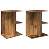 vidaXL Noćni ormarići 2 kom staro drvo 46,5x29x61cm konstruiranog drva