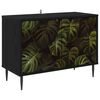 vidaXL TV ormar ELBURG 69 x 33 x 50,5 cm Crni hrast Konstruirano drvo