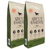 vidaXL Premium suha hrana za pse Adult Essence Beef (2 x 15 kg)