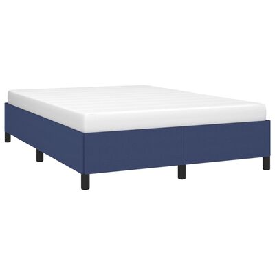 vidaXL Okvir za krevet plavi 140x200 cm od tkanine