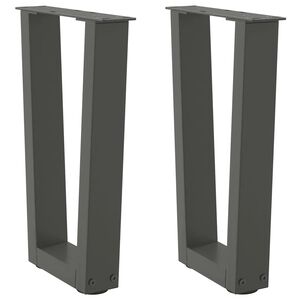 vidaXL Noge za klub stolić V-oblika 2 kom antracit 28 x (42-43,3) cm čelik