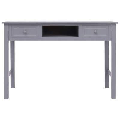 vidaXL Pisaći stol sivi 110 x 45 x 76 cm drveni