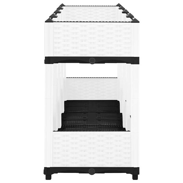 vidaXL Povi&scaron;ena gredica 160x40x71 cm od polipropilena