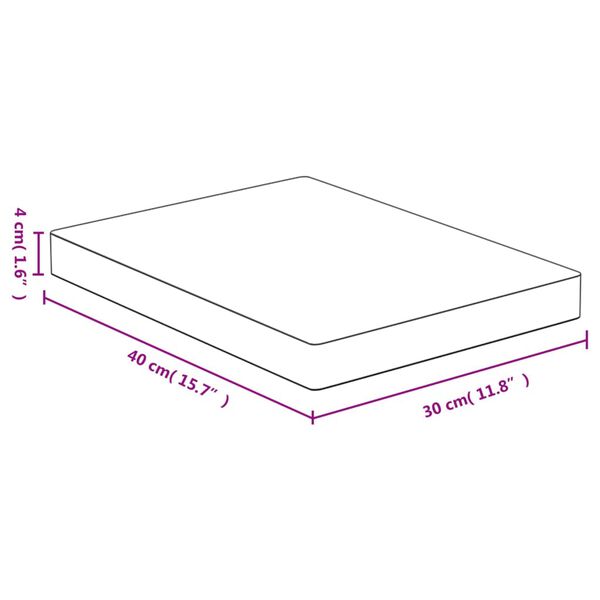 vidaXL Daska za rezanje 30 x 40 x 4 cm od bambusa