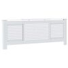 vidaXL Pokrov za radijator MDF bijeli 205 cm