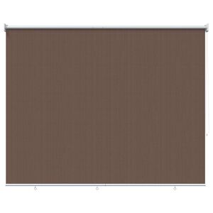 vidaXL Vanjska roleta 90% blokada UV zraka Sivosmeđa 140 x 230 cm HDPE