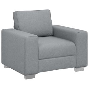 vidaXL Sofa stolica Svjetlosiva 100 cm tkanina