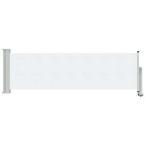 vidaXL Bočna tendu 60 x 300 cm Pravokutni Bijela