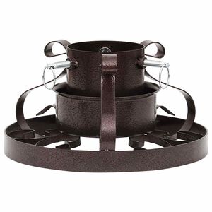 vidaXL Stalak za božićno drvce antikni bakreni 29 x 29 x 15,5 cm